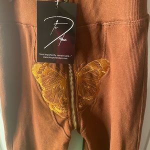 Butterfly Zip Sweatpants